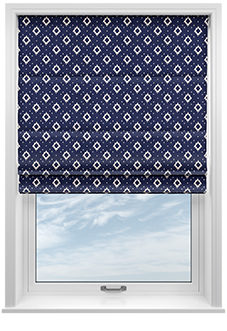 Huaraz Velvet, Royal - Roman Blind